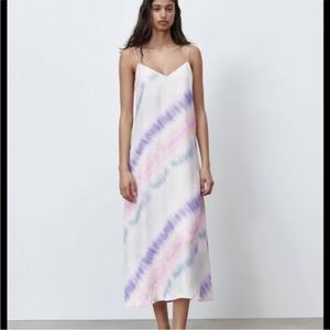 Tie dye zara dress - large size